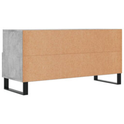 Berkfield Sturdy Tv Cabinet Concrete Grey 102X36X50 Cm Engineered Wood - thumbnail 8