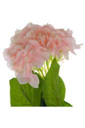 Single Pink Hydrangea Faux Flower For Elegant Home Decor - thumbnail 2