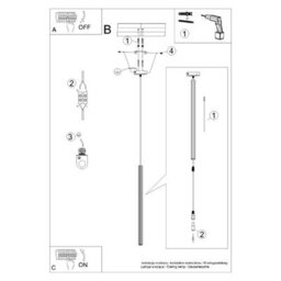 Sollux Lighting Arche Steel Black 1 Lights Modern Pendant Lamps - thumbnail 4