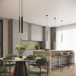 Sollux Lighting Arche Steel Black 1 Lights Modern Pendant Lamps - thumbnail 7