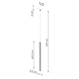 Sollux Lighting Arche Steel Black 1 Lights Modern Pendant Lamps - thumbnail 3