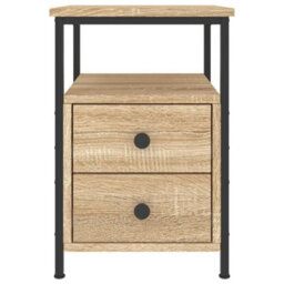 Vidaxl Bedside Cabinets 2 Pcs Sonoma Oak 34X35.5X50 Cm Engineered Wood - thumbnail 6