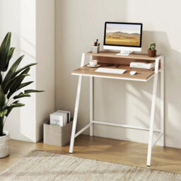 80Cm Natural Computer Desk Small Desk Compact Desk - thumbnail 3