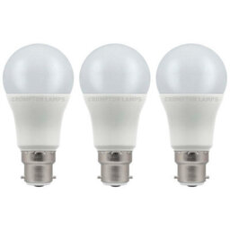 Crompton Lamps Led Gls 11W B22 Dimmable Warm White Opal (75W Eqv) (3 Pack) - thumbnail 1