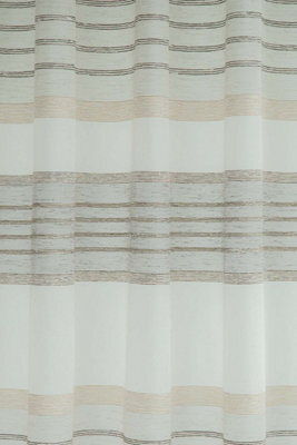 Bricoflor Sheer Curtain With Concealed Loops - Beige-Cream - 2,45 X 1,40 M - Patterned - image 1