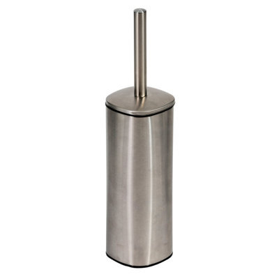Showerdrape Capri Stainless Steel Satin Toilet Brush & Holder - image 1