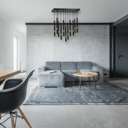 Milagro Monza Designer Black Pendant Lamp (11Xg9) High Quality Hand Made From Matt Black Alloy With Luxurious Gold Detail - thumbnail 4