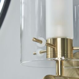 Spa Gene Satin Brass Effect Wired Led Wall Light - thumbnail 6