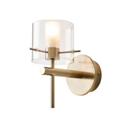 Spa Gene Satin Brass Effect Wired Led Wall Light - thumbnail 2