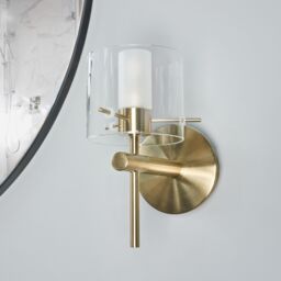 Spa Gene Satin Brass Effect Wired Led Wall Light - thumbnail 5