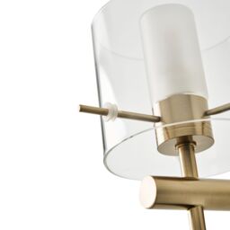 Spa Gene Satin Brass Effect Wired Led Wall Light - thumbnail 4