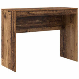 Berkfield Rustic Writing Desk Old Wood Engineered Wood 100 X 40 X 76 Cm Durable - thumbnail 1