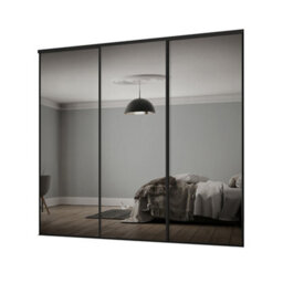 Spacepro Classic Mirrored 3 Door Sliding Wardrobe Door Kit (H)2220mm (W)2672mm - thumbnail 1