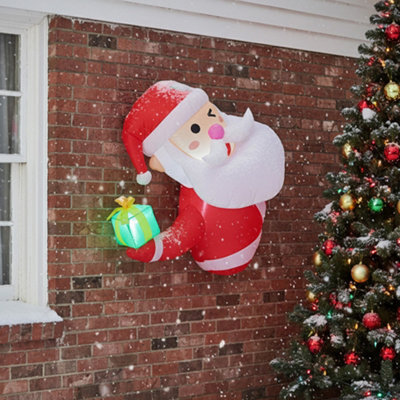 Living And Home 1 Meter Inflatable Outdoor Decoration With Led Lights For Christmas - image 1