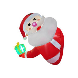 Living And Home 1 Meter Inflatable Outdoor Decoration With Led Lights For Christmas - thumbnail 4