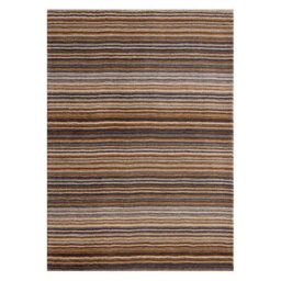 Handmade Modern Easy To Clean Striped Natural Wool Rug For Living Room & Bedroom-80Cm X 150Cm - thumbnail 3