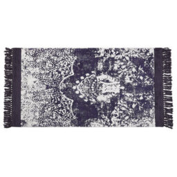 Beliani Rug Akarsu Violet 80 X 150 Cm Viscose - thumbnail 1