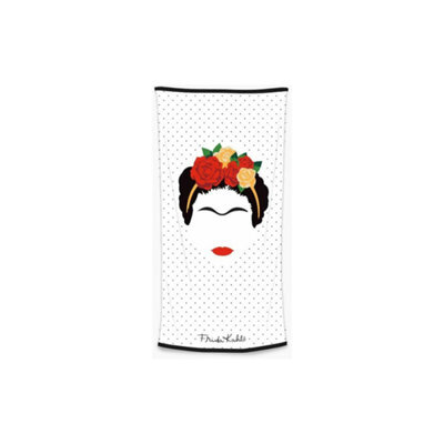 Accessotech Frida Groovy 100 Percent Cotton White Beach Towel Large Soft Bath Towel