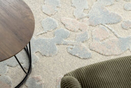 RugsX Flux 461.60.ae990 Wool Carpet Osta - Abstraction, Structural, Loft Cream Blue 60X120 Cm - thumbnail 5