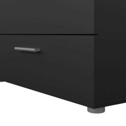 Wyld Haus Daejeon Black Wide Wooden Chest Of 8 Drawers - thumbnail 4