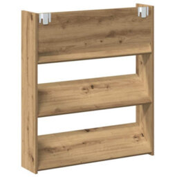 Vidaxl Wall Shoe Cabinet Artisan Oak 80X18X90 Cm Engineered Wood - thumbnail 7