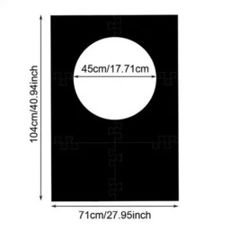 Self-Adhesive Spliced Rectangular Dartboard Wall Backing Protection Board - thumbnail 2