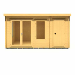Shire Summerhouse, Elm 10X14 19mm Log Cabin - thumbnail 1