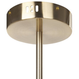 Wyld And Coco Novalux Four Light Pendant Lamp, Gold Metal Frame, Minimalist Modern Ceiling Light - thumbnail 7