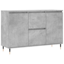 Berkfield Durable Sideboard Concrete Grey 104X35X70 Cm Engineered Wood