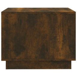 Berkfield Coffee Table Smoked Oak 55X55X43 Cm Engineered Wood - thumbnail 6