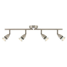 Luminosa Lighting Luminosa Amalfi Adjustable 4 Light Spotlight Satin Nickel, Gu10 - thumbnail 3