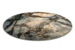 RugsX Wool Carpet Omega Elian Circle Marble Iron Green Circle 200 Cm - thumbnail 3