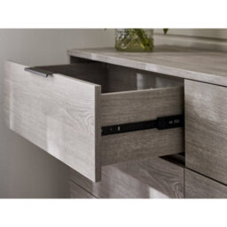 Oakham Premium Kora 6 Drawer Wide Chest - Grey Oak - thumbnail 8