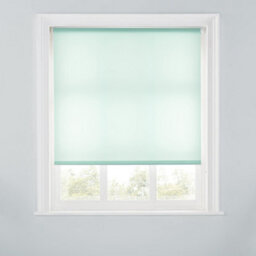 A.unique Home Premium Trimmable Daylight Roller Window Blind - Light Filtering Fabric - 4Ft - Duck Egg - 120Cm (W) X 170Cm (L) - thumbnail 1