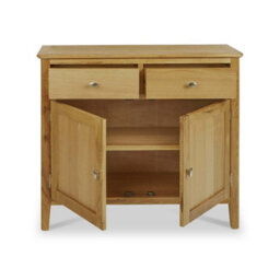 Alba Oak Small Sideboard Fully Assembled  - By Roseland Furniture - thumbnail 4