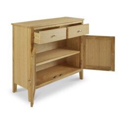 Alba Oak Small Sideboard Fully Assembled  - By Roseland Furniture - thumbnail 2