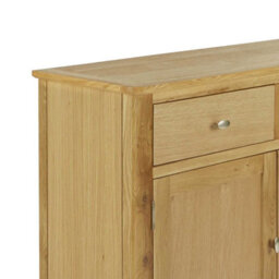 Alba Oak Small Sideboard Fully Assembled  - By Roseland Furniture - thumbnail 7