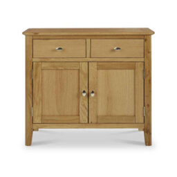Alba Oak Small Sideboard Fully Assembled  - By Roseland Furniture - thumbnail 3