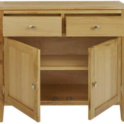 Alba Oak Small Sideboard Fully Assembled  - By Roseland Furniture - thumbnail 9