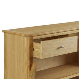 Alba Oak Small Sideboard Fully Assembled  - By Roseland Furniture - thumbnail 8