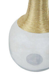 Orsina Glynn Glass And Gold Large Vase - thumbnail 4