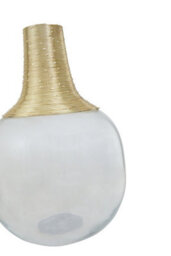 Orsina Glynn Glass And Gold Large Vase - thumbnail 5