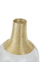 Orsina Glynn Glass And Gold Large Vase - thumbnail 3
