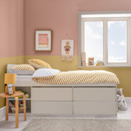 Home Treats Single Wooden Cabin Bed Frame With 4 Drawers - No Mattress - thumbnail 2