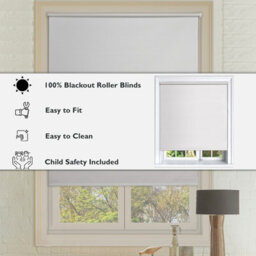 Lister Cartwright Blackout Plain Roller Blinds Windows Blind Child Safety Included (Cream, 120 Cm Width X 160 Cm Drop) - thumbnail 6