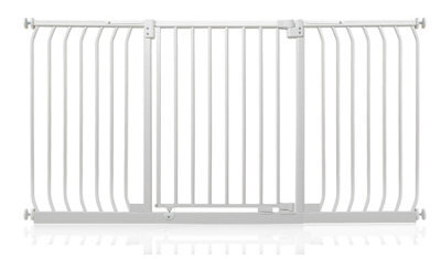 Safetots Elite Pressure Safety Gate, 161Cm - 170Cm, Matt White, Pressure Fit Stair Gate - image 1
