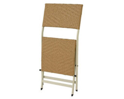 Dawsons Living Folding Wicker/metal Bistro Set - Weather Resistant Outdoor Garden Furniture Set - Patio Conservatory - thumbnail 7