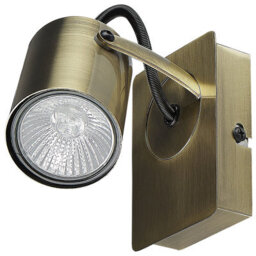 Beliani Brass Industrial Wall Lamps Set Of 2 With Adjustable Arms And Round Shade, Warm White, Pair. - thumbnail 5