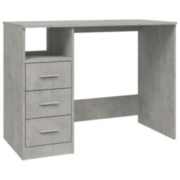Berkfield Desk With Drawers Concrete Grey 102X50X76 Cm Engineered Wood - thumbnail 2