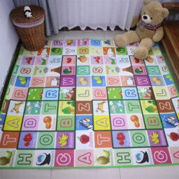 Large Baby Play Mat Kids Double Sided Crawl Educational Picnic Carpet 200X180Cm - thumbnail 6